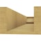 Ekena Millwork 6in. W x 4in. H x 28in. L Clemmons Woodgrain TimberThane Rafter Tail, Primed Tan RFTUR06X04X28CLERCPR - alternate 6